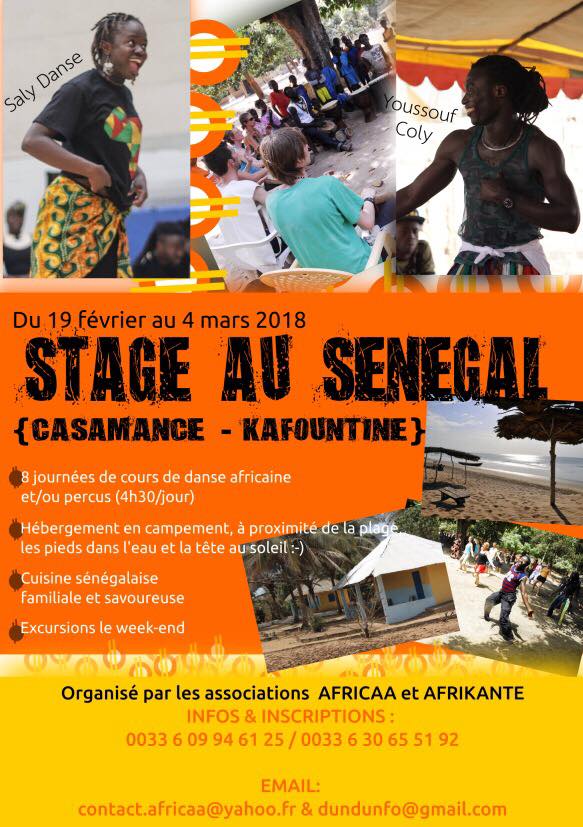 Séjour Artistique et Culturel au Sénégal – Du 19 février au 4 mars 2018