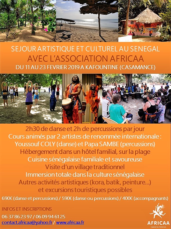 Séjour Artistique et Culturel en Casamance (du 11 au 23 février 2019)